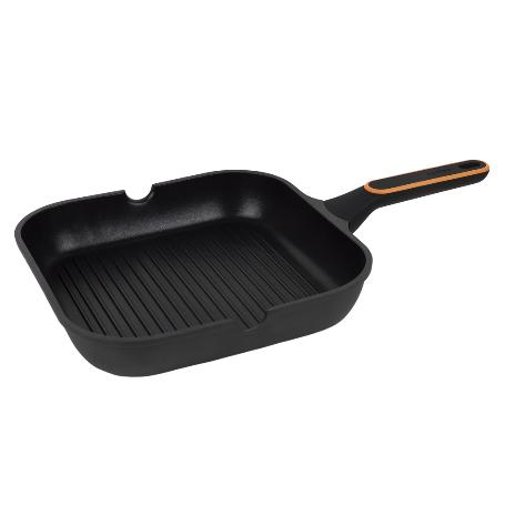 SARTÉN ASADORA FULL INDUCTION ALUMINIO FUNDIDO 28 X 28 CM OLIVIER