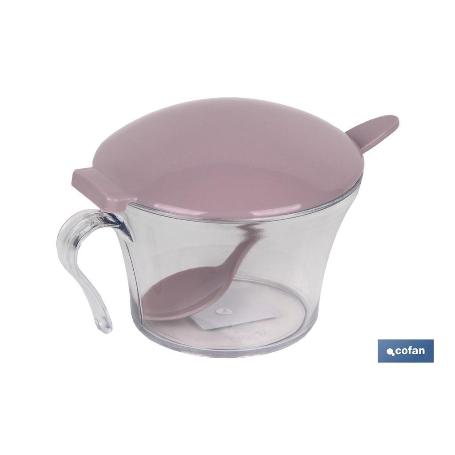 AZUCARERO 120ML MODELO ALBAHACA ROSA PALO 15X11.5X9CM VENTA UNITARIA