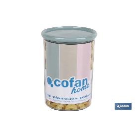 BOTE MULTIUSOS MODELO ALBAHACA VERDE AGUA 1L 11X15CM VENTA UNITARIA