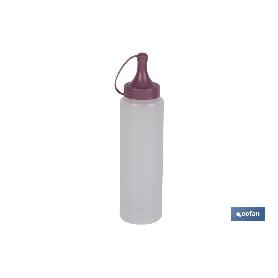 BOTELLA ACEITERA MODELO ALBAHACA  250 ML ROSA PALO 5X20CM   CAJA 17 UNID.