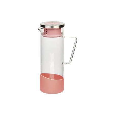 JARRA BOROSILICATO ROSA 1300 ML