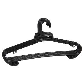 PACK DE 6 PERCHAS NEGRAS 38 X18 CM