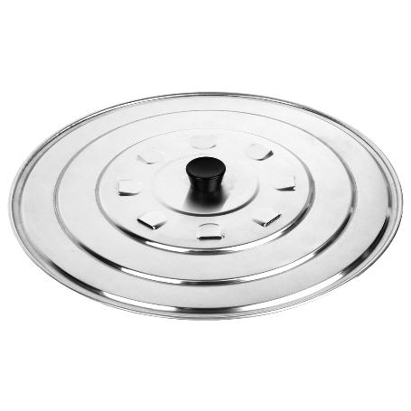 TAPA C/DESVAPO  ALUMINIO 36 CM   CAJA 12 UNID.