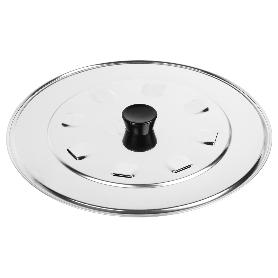 TAPA C/DESVAPO  ACERO INOX 24 CM VENTA UNITARIA