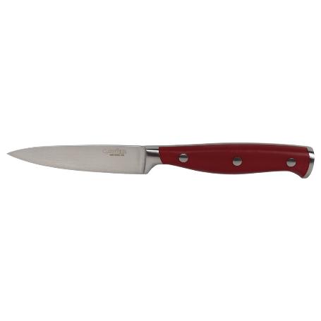 CUCHILLO PUNTILLA COCINERO HOJA 9CM MODELO AGUACEJO ROJO