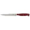CUCHILLO VERDURAS  HOJA13CM MODELO AGUACEJO ROJO