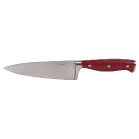 CUCHILLO COCINA HOJA15CM MODELO AGUACEJO ROJO