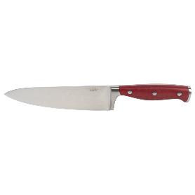 CUCHILLO COCINA HOJA 17CM MODELO AGUACEJO ROJO