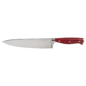 CUCHILLO COCINA HOJA 20CM  MODELO AGUACEJO ROJO