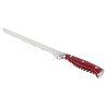 CUCHILLO JAMONERO/SALMONERO HOJA 25CM MODELO AGUACEJO ROJO