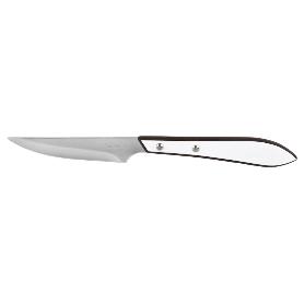 PACK 3 CUCHILLO DE MESA CON FILO HOJA 10CM  MODELO GULASH BLANCO