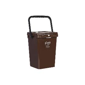 CONTENEDOR MARRON PARA RESIDUOS ORGANICOS  25L