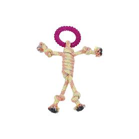 JUGUETE MORDEDOR PERROS MORADO 30 X 22 CM