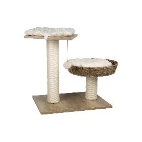 RASCADOR + JUEGO MASCOTA  PARA GATOS 48 X 39 X 51 CM