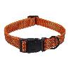 COLLAR PARA PERROS REFLECTANTE NARANJA  1,5 X 30-45 CM