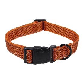 COLLAR PARA PERROS  REFLECTANTE NARANJA 2,5 X 40-55 CM