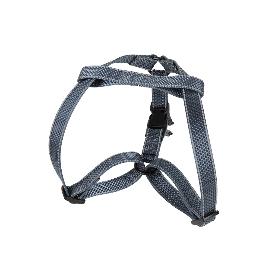 ARNES PARA PERROS REFLECTANTE GRIS 1,5X30-50CM