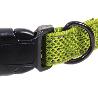 COLLAR PARA PERROS REFLECTANTE VERDE  1,5 X 30-45 CM