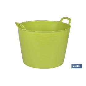 CAPAZO DE 42 L AMARILLO VERDOSO 48.5 X 45 X 38 CM VENTA UNITARIA