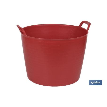 CAPAZO 42 L ROJO  48.5 X 45 X 38 CM   CAJA 6 UNID.