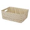 CESTA MULTIUSOS 12L 36X28X13.5CM ROSA PALO   CAJA 6 UNID.