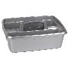 ORGANIZADOR DE LIMPIEZA  COLOR GRIS  39.5X29X16CM   CAJA 6 UNID.