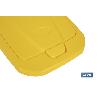CUBO DE BASURA PARA RECICLAR 25 LITROS  COLOR AMARILLO 21.5 X 36 X 51 CM