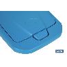 CUBO DE BASURA PARA RECICLAR 25 LITROS  COLOR AZUL 21.5 X 36 X 51 CM