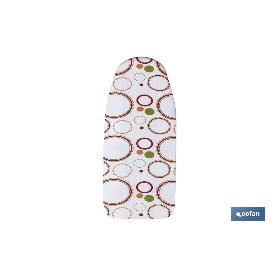FUNDA TABLA PLANCHAR ACOLCHADA 140X60 PUNTOS