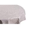 MANTEL REDONDO PÉTALOS ANTIMANCHAS RESINADO JACQUARD CONFECCIONADO 50 % ALGODÓN 50 % POLIÉSTER 1,40 M