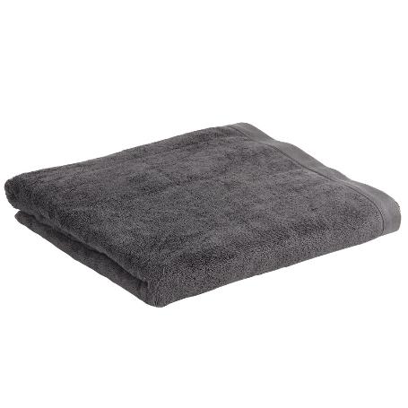 TOALLA BAÑO GRIS ANTRACITA GR.580/M2 MODELO PIEDRA 100X150CM