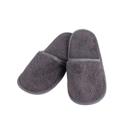 ZAPATILLAS BAÑO GRIS ANTRACITA MODELO PIEDRA TALLA.L