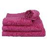 TOALLA TOCADOR FUCSIA GR.580/M2 MODELO PRIMAVERA 30X50CM