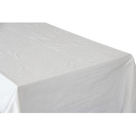 PROTECTOR DE MESA DE  PVC BLANCO 1,40 X 50  M