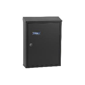 BUZÓN CORREO EXTERIOR NEGRO MODELO POST 385X290X100MM
