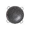PAELLERA ACERO PULIDA Ø80CM (4 ASAS)