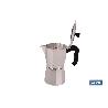 CAFETERA ITALIANA DE ALUMINIO PARA INDUCCIÓN 9 TAZAS