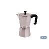 CAFETERA ITALIANA DE ALUMINIO PARA INDUCCIÓN 12 TAZAS