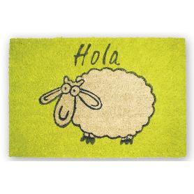 FELPUDO INTERIOR COCO PINTADO 40X60X1.50CM (OVEJA HOLA)