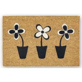 FELPUDO INTERIOR COCO FLOQUEADO 40X60X1.60CM (FLORES)