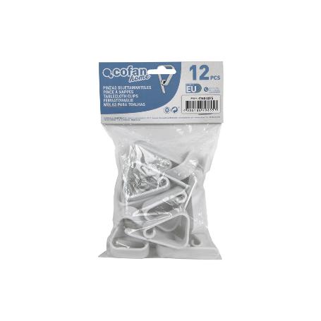 PINZAS SUJETAMANTELES 12 UDS