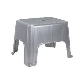 TABURETE GRIS  40X30X28   CAJA 6 UNID.