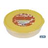 FIAMBRERA TORTILLA REDONDA AMARILLO  24.5X6.5CM   CAJA 6 UNID.