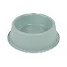 COMEDERO REDONDO  VERDE AGUA 24.5X7.5 CM   CAJA 6 UNID.