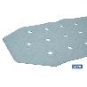 ALFOMBRA ANTIDESLIZANTE CON VENTOSAS BAÑERA/DUCHA AZUL CLARO 36 X 72 CM
