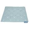 ALFOMBRA ANTIDESLIZANTE CON VENTOSAS BAÑERA/ DUCHA AZUL CLARO 53 X 53 CM