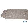 ALFOMBRA PLUS ANTIDESLIZANTE CON VENTOSAS BAÑERA/DUCHA BEIS PIEDRA 40 X104 CM
