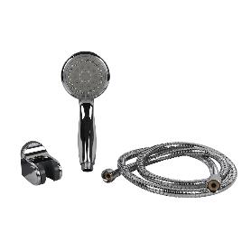 KIT DUCHA 5 FUNCIONES (MANGO+FLEXO+COLGADOR)