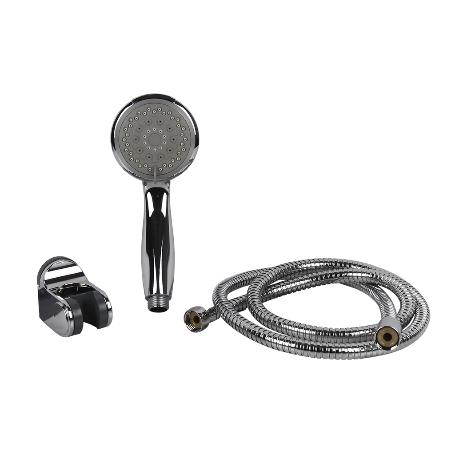 KIT DUCHA 5 FUNCIONES (MANGO+FLEXO+COLGADOR)