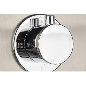 PANEL DE DUCHA ACERO INOXIDABLE ACABADO CEPILLADO 4 FUNCIONES 1.29 X 22,3 CM